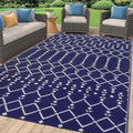 Smiry Outdoor Rug 5x8 ft, Waterproof Reversible Plastic Straw Rugs, Boho by Smiry