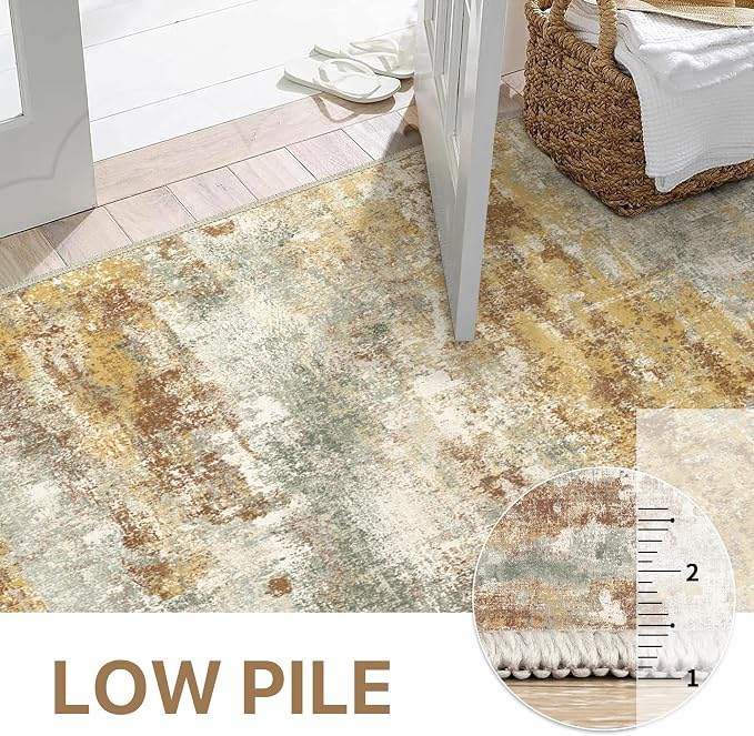 BEIMO Area Rugs 6x9 for Living Room Bedroom, Modern Abstract Machine Washable - Image 9