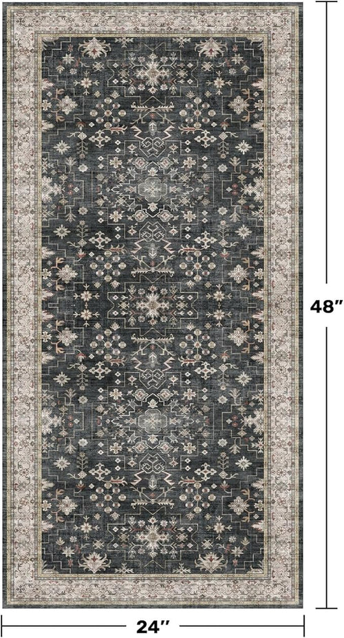 2x4 Entryway Runner Rugs, Small Runners - Image 2