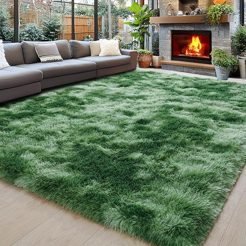 8x10 Area Rugs for Living Room, Ultra Soft Fluffy Large Shaggy Rug Carpet for by Awaytail