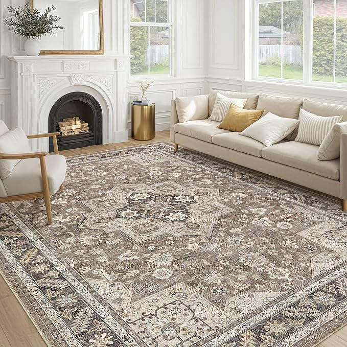 Vintage Living Room Area Rug 10x12 by COTILED
