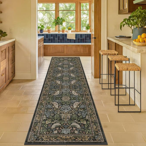 12ft Extra Long Vintage Runner Rugs by HazoHaus