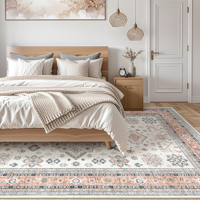 Vintage Living Room Area Rug 5x7 - Image 6