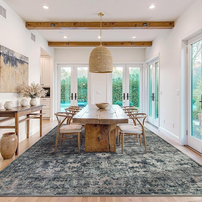 Rugxara 10x14 Area Rugs for Living Room Bedroom, Large Washable Rug, Non Slip & - Image 9