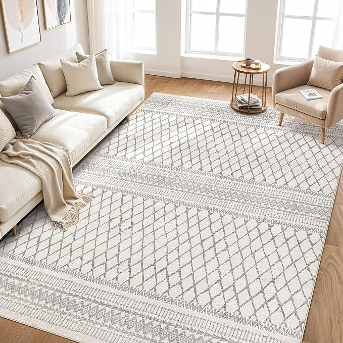 cotiled 8x10 Area Rugs Living Room Rug: Washable Boho Rugs - Image 6
