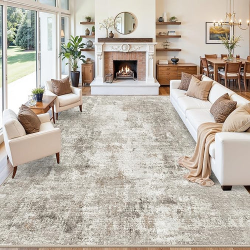 12x14 Area Rug for Living Room – Washable Non-Slip Soft Extra Large Carpet for - Image 2