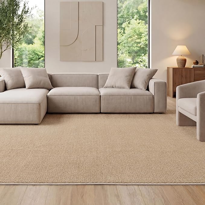 Bedsure 9x12 Faux Wool Area Rugs by Unknown