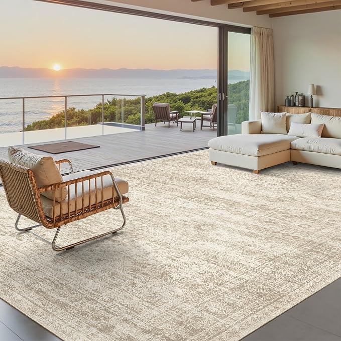 Soalmost Washable Area Rug 8x10, Large Soft Rugs - Image 2
