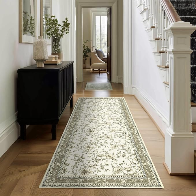 Greyish Beige Runner Rugs 2x6 for Hallway Kitchen Bedroom Beside Laundry Room - Image 6