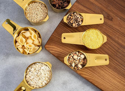 Set of 7 Heavy Duty Measuring Cups, 18/8 Stainless Steel - Image 6