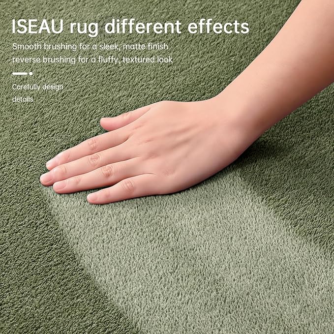 ISEAU 2x8 Runner Rug for Hallway, Soft Memory Foam Carpet - Image 3