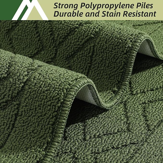 COSY HOMEER-Kitchen-Rugs-and-Mats 20"x48" Non Slip Kitchen Mats - Image 3
