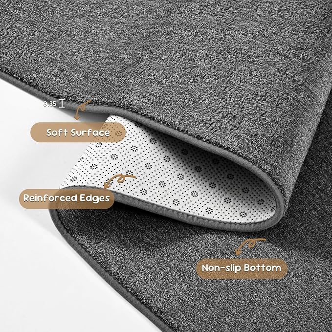 Pettop 6x9 Black Grey Area Rugs - Image 6