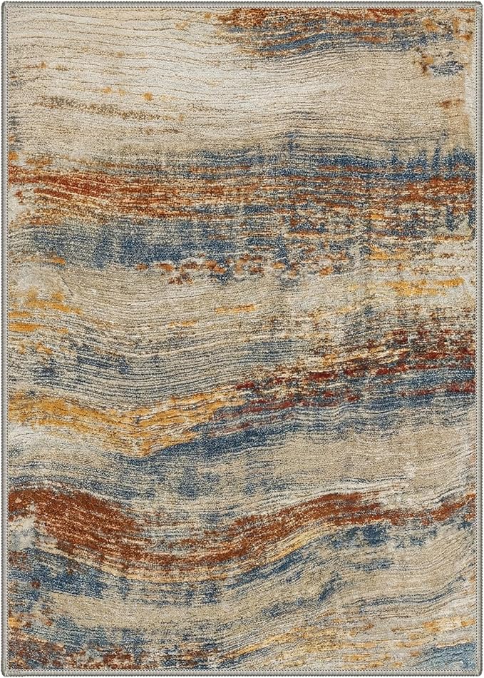 BEIMO 3x5 Rugs for Living Room Bedroom, Machine Washable Modern Abstract Soft - Image 6