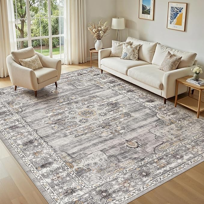 Washable 5x7 Area Rug for Living Room - Image 8