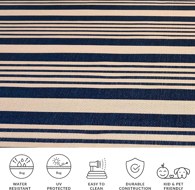 SAFAVIEH Washable Rug Outdoor Courtyard Collection - Image 7