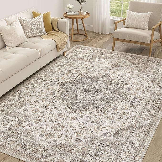 Vintage Living Room Area Rug 7x9 by COTILED