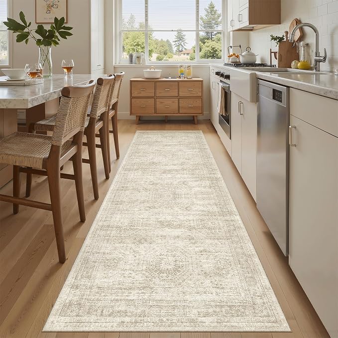 Soalmost Washable Runner Rug by Soalmost