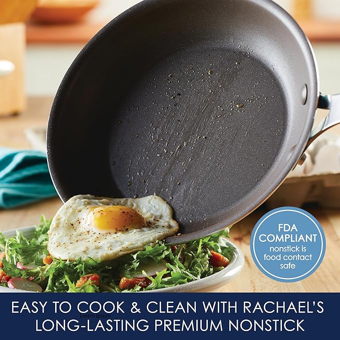 Rachael Ray Cook + Create Nonstick Frying Pan/Skillet, 10 Inch - Image 3