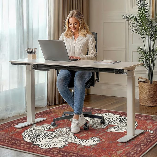 36"x48" Office Chair Mat for Hardwood Tile Floor, Under Desk Carpet Protector - Image 2
