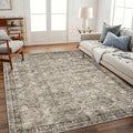CHAMPLANT Area Rug 6'x9' Washable Vintage Traditional Floor Cover Thin Retro by CHAMPLANT