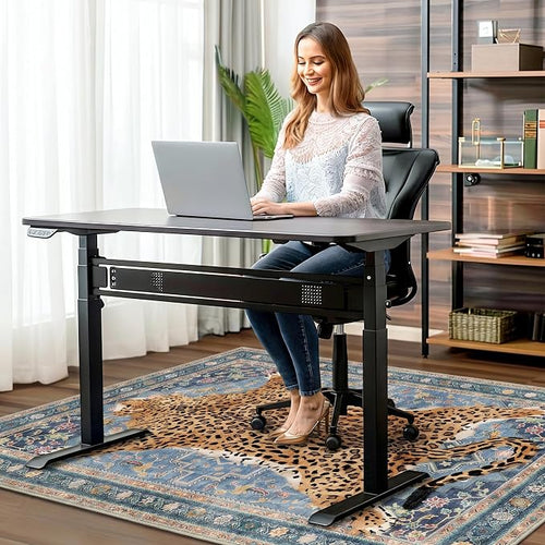 36"x48" Office Chair Mat for Hardwood Tile Floor, Under Desk Carpet Protector - Image 2