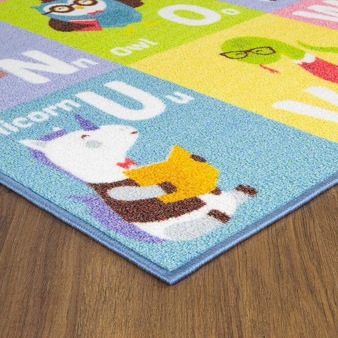 KC Cubs 3x5 ABC Alphabet Animal Rug – Educational Non-Slip Play Mat - Image 6