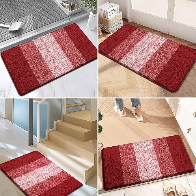 Kitinjoy Indoor Outdoor Door Mat, 59x24 Non-Slip Absorbent Dirt Trapper - Image 6