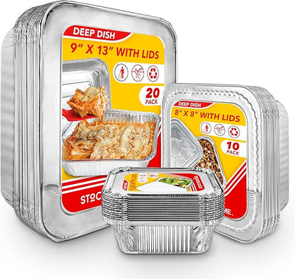 Stock Your Home Disposable Foil Pans by StockYourHome