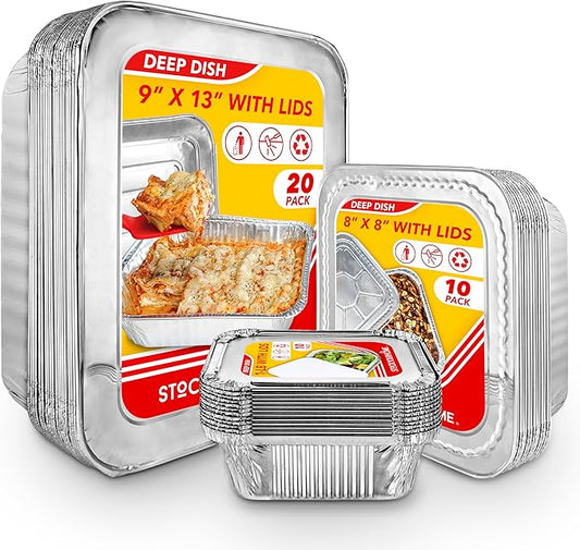 Stock Your Home Disposable Foil Pans by StockYourHome