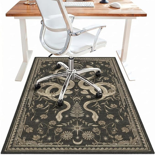 36"x48" Office Chair Mat for Hardwood Tile Floor, Under Desk Carpet Protector by BESBLEE