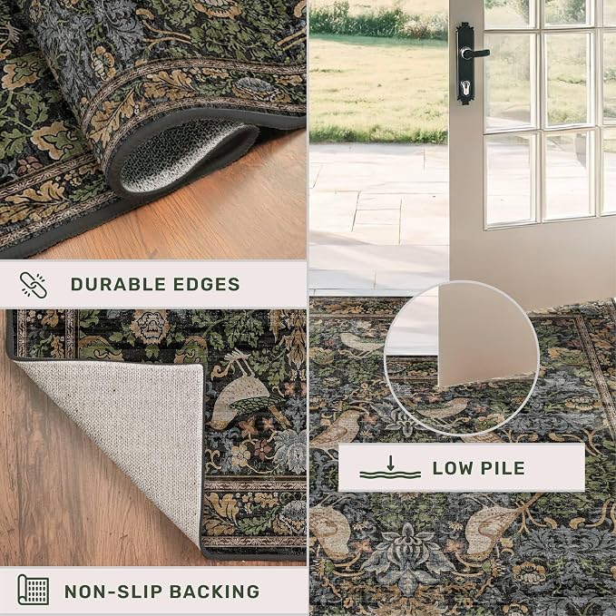 Hazo Haus Washable Living Room Rug 7x9 - Image 5
