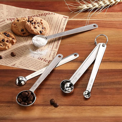New Star Foodservice 43112 Stainless Steel 18/8 Measuring Spoons - Image 5