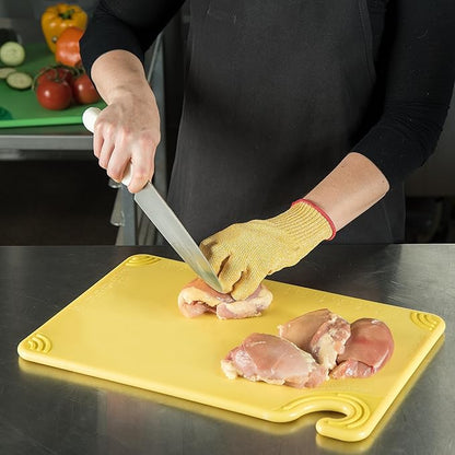 San Jamar Saf-T-Grip Plastic Cutting Board - Image 5
