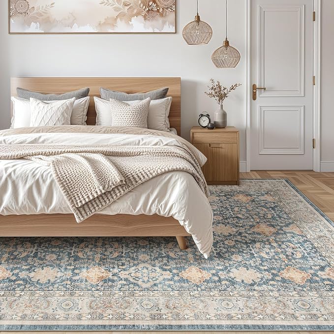 Vintage Living Room Area Rug 9x12 - Image 6