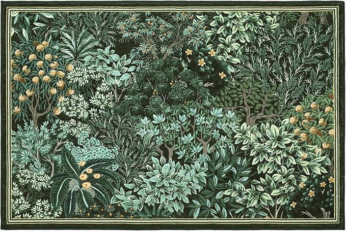 GarveeHome 2x3 Entryway Area Rug Non Slip Front Door Forest Rugs, Washable - Image 4