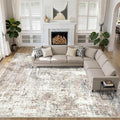 LOONGRUG 10x14Ft Area Rugs Living Room: Washable Large Abstract Modern Soft Rug by LOONGRUG
