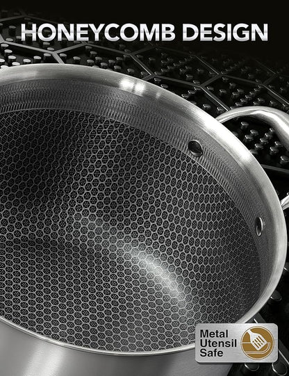 MICHELANGELO Tri-ply Stainless Steel Stock Pot - Image 2