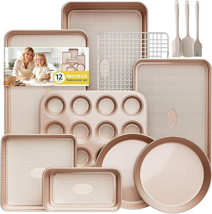 12-Piece Nonstick Bakeware Set by SlowSLog
