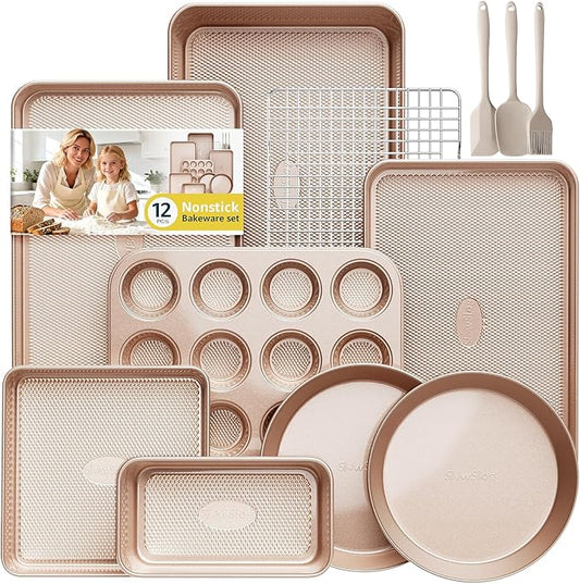 12-Piece Nonstick Bakeware Set by SlowSLog