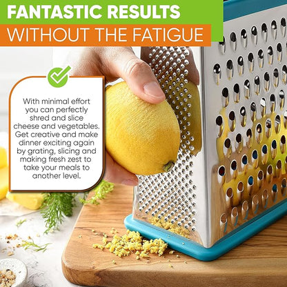 Spring Chef Handheld Stainless Steel XL Parmesan Cheese Grater - Image 7