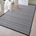 DEXI Ultra Thin Door Mat Indoor Entrance 32x48, Non Slip Rubber Backed Entryway by DEXI