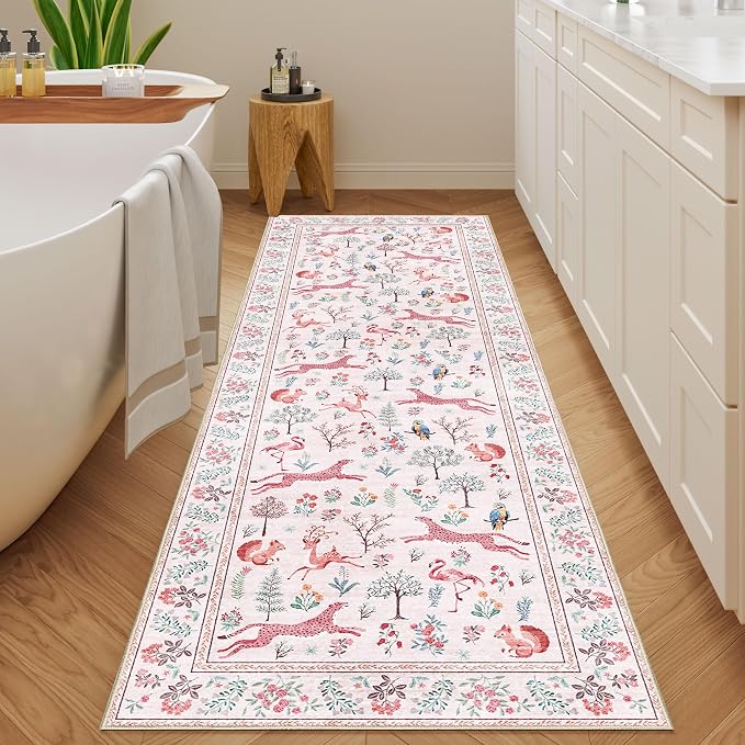 DUKINO 2x6 Rug for Hallway, Washable Kitchen Runner Rug - Image 9