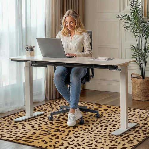 36"x60" Office Chair Mat for Hardwood Tile Floor, Under Desk Carpet Protector - Image 2