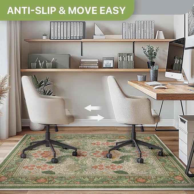 36"x48" Office Chair Mat for Hardwood Tile Floor, Under Desk Carpet Protector - Image 4