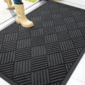 OLANLY Front Door Mat Outside Entrance 47x32, Heavy Duty Sturdy Natural Rubber by OLANLY