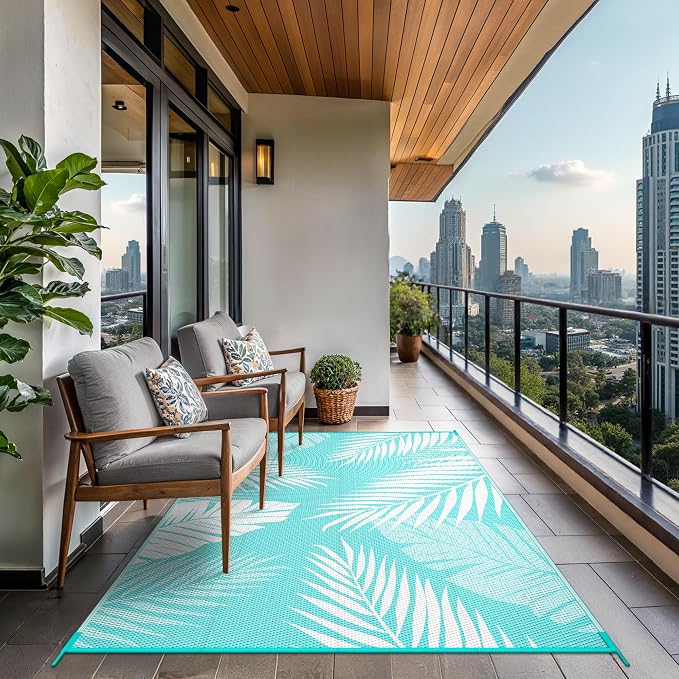 GENIMO Outdoor Rug 9' x 12' Waterproof - Image 4