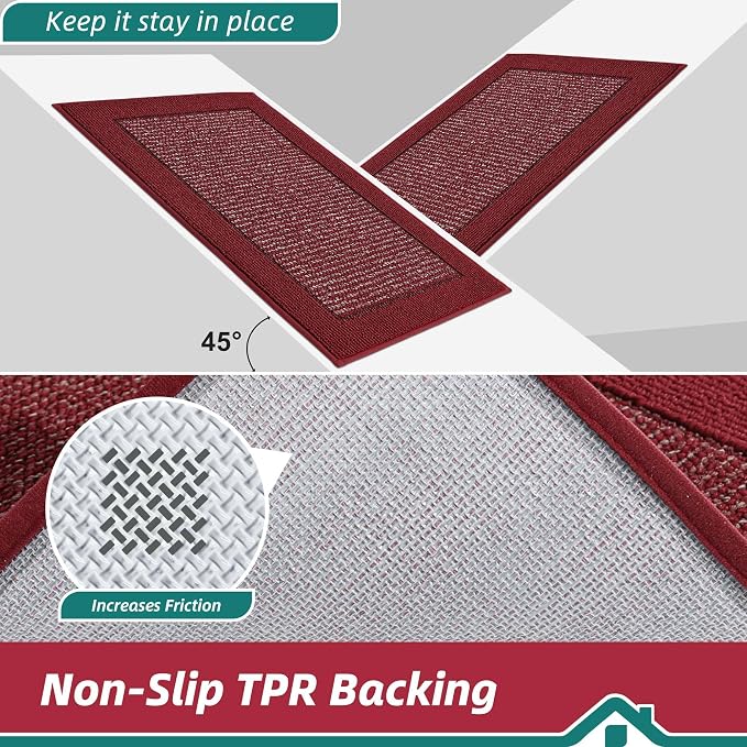 BEQHAUSE Indoor Door Mat 24" x 36", Dirt Trapper Door Mats Non-Slip Entryway - Image 4
