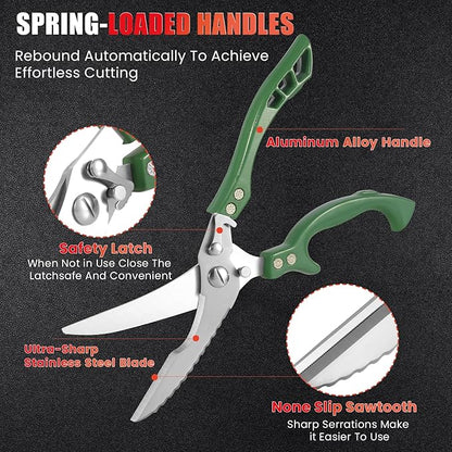ANDONG Heavy Duty Poultry Shears, All-Purpose Kitchen Scissors - Image 5