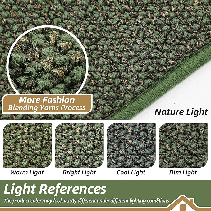 BEQHAUSE Dirt Trapper Door Mat 48" x 72", Non-Slip Washable Doormats Entrance - Image 5